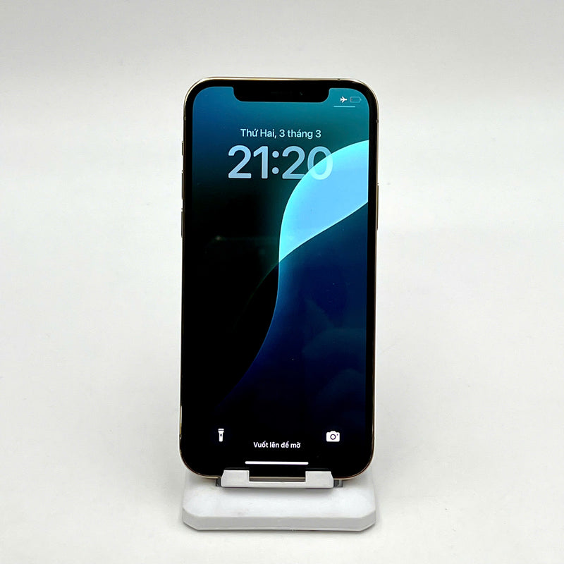 iPhone 12 Pro 128GB Vàng 98% pin 88%  Máy đã trả hết tiền mạng dùng như Quốc tế Apple