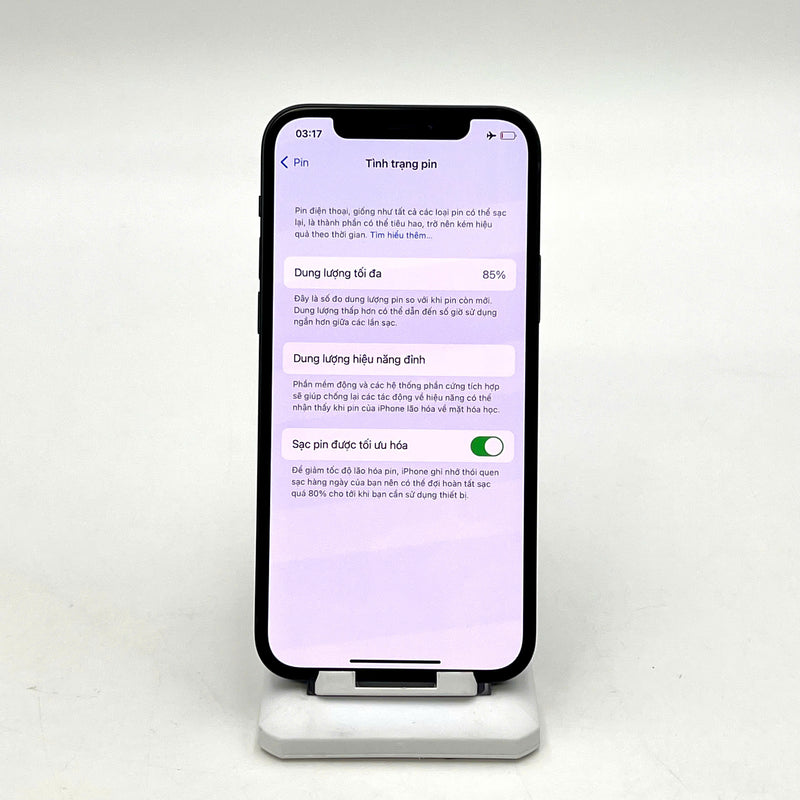 iPhone 12 64GB Đen 98% pin 85%  Máy đã trả hết tiền mạng dùng như Quốc tế Apple  - HH7559