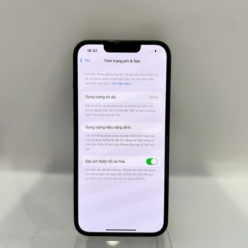 iPhone 13 128GB Xanh Lá  100% DBH Quốc tế từ SB (Không dùng sim SB) - HH9081