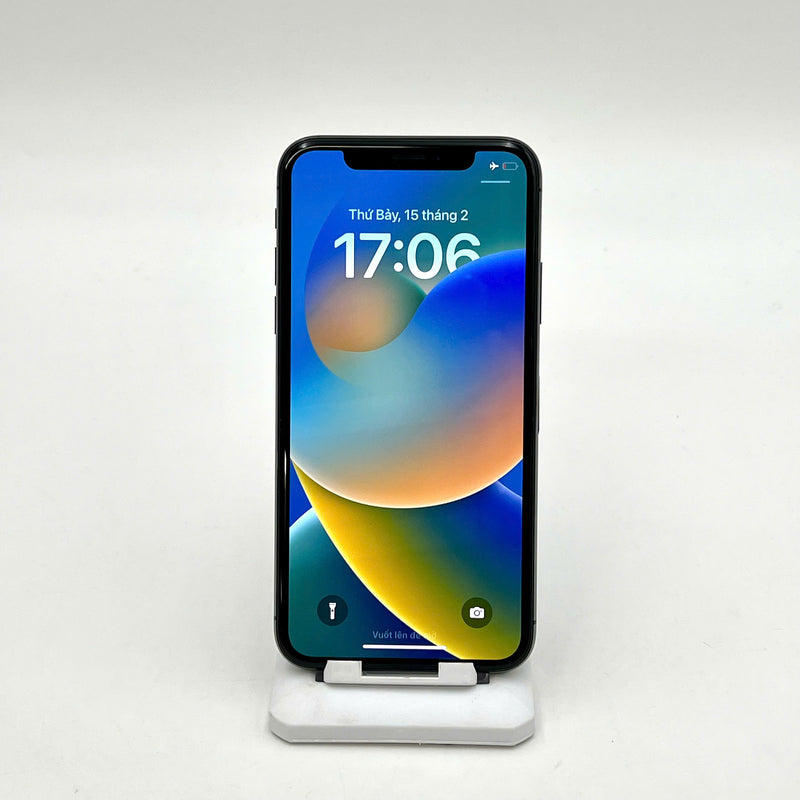 iPhone X 64GB Đen 98% pin 100% DBH Máy đã trả hết tiền mạng dùng như Quốc tế Apple (Đốm camera 1x) - HH6822