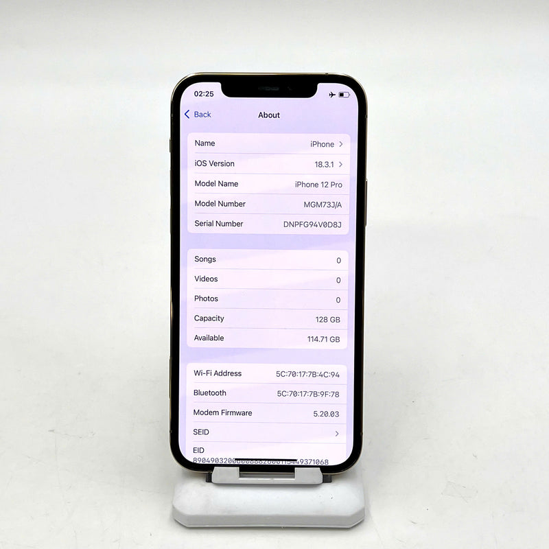 iPhone 12 Pro 128GB Vàng 98% pin 100% Máy đã trả hết tiền mạng dùng như Quốc tế Apple (Đã thay pin)