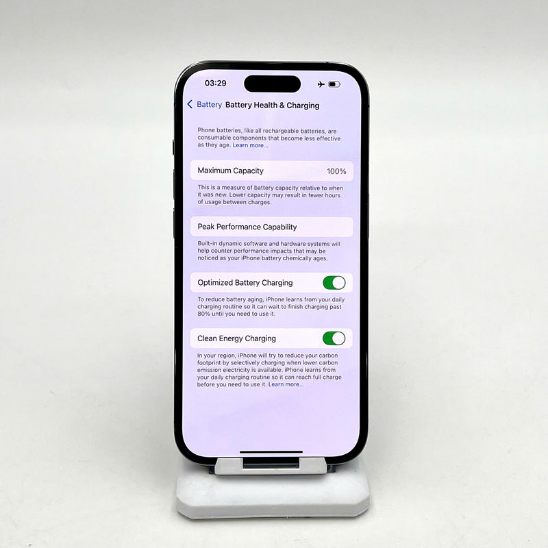 iPhone 14 Pro 256GB Tím 98% pin 100% Máy đã trả hết tiền mạng dùng như Quốc tế Apple (Đã thay pin - Đốm camera 0,5x/3x, xước viền) - HH2131