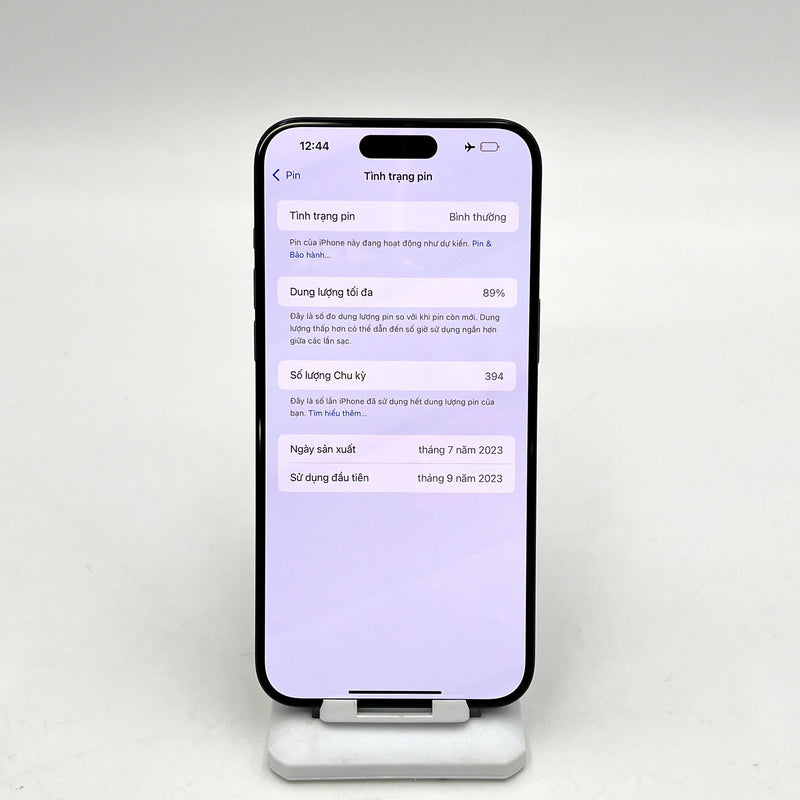 iPhone 15 Pro Max 512GB Xanh Dương 98% pin 89%  Quốc tế từ SB (Không dùng sim SB)  - HH4699