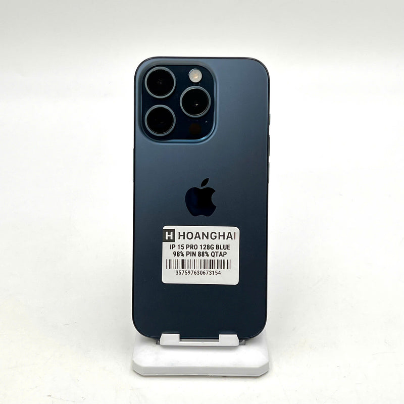 iPhone 15 Pro 128GB Xanh Dương 98% pin 88%  Quốc Tế Apple - HH3154
