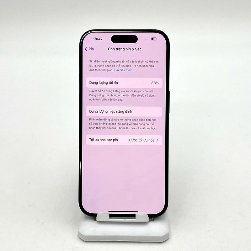iPhone 15 Pro 128GB Xanh Dương 98% pin 88%  Quốc Tế Apple - HH3154
