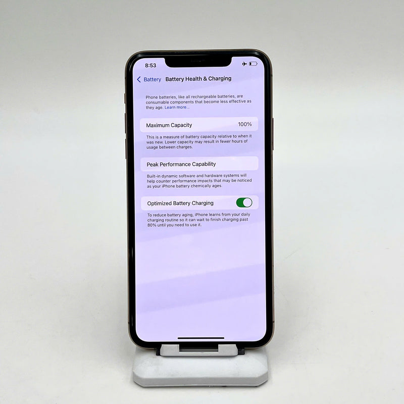 iPhone 11 Pro Max 64GB Vàng 98% pin 100% Máy đã trả hết tiền mạng dùng như Quốc tế Apple (Đã thay pin - Đốm camera 1x) - HH8204