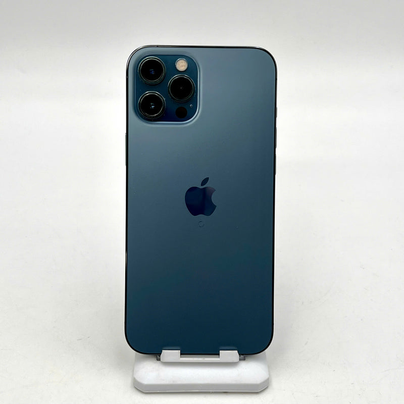 iPhone 12 Pro Max 256GB Xanh Dương 98% pin 100% Máy đã trả hết tiền mạng dùng như Quốc tế Apple (Đã thay pin - Đốm camera 2.5x, ám mặt lưng) - HH2684