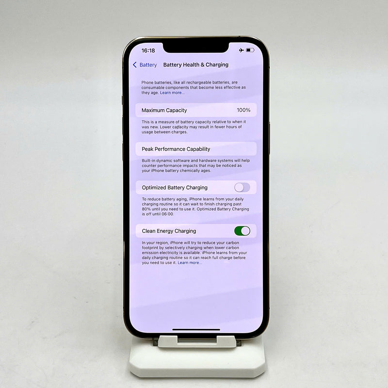 iPhone 12 Pro Max 128GB Vàng 98% pin 100% Máy đã trả hết tiền mạng dùng như Quốc tế Apple (Đã thay pin)