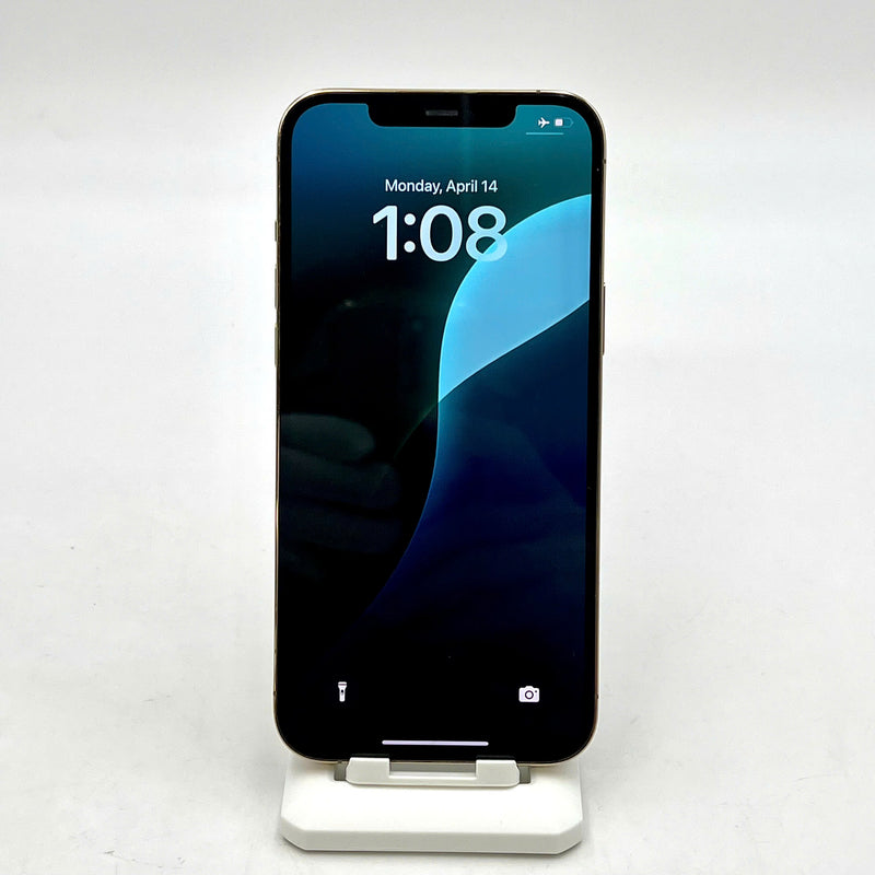 iPhone 12 Pro Max 256GB Vàng 98% pin 100% Máy đã trả hết tiền mạng dùng như Quốc tế Apple (Đã thay pin - Đốm camera 2,5x, màn xước) - HH1822