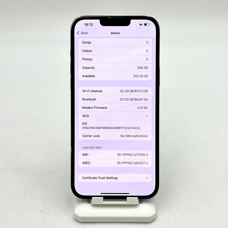 iPhone 13 Pro Max 256GB Xanh Dương 98% pin 100% Máy đã trả hết tiền mạng dùng như Quốc tế Apple (Đã thay pin - màn xước)  - HH7553