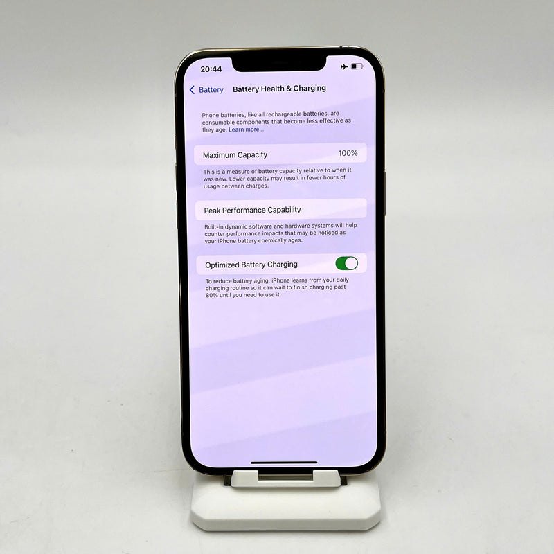 iPhone 12 Pro Max 256GB Vàng 98% pin 100% Quốc Tế Apple (Đã thay pin - Đốm camera 2.5x) - HH8316