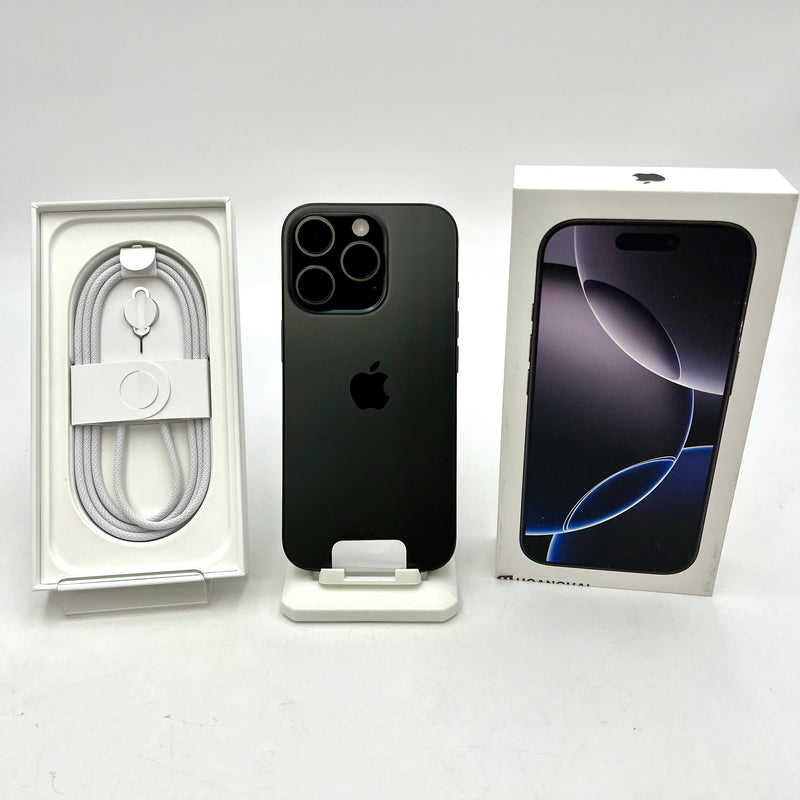 iPhone 16 Pro 128GB Đen 100% Fullbox Quốc tế từ DCM (Không dùng sim DCM - xước màn) - HH4568