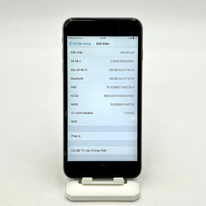 iPhone 6s Plus 64GB Xám 98% pin 90%  Máy đã trả hết tiền mạng dùng như Quốc tế Apple (Đã thay pin - viền, mặt lưng xước) - HH7284