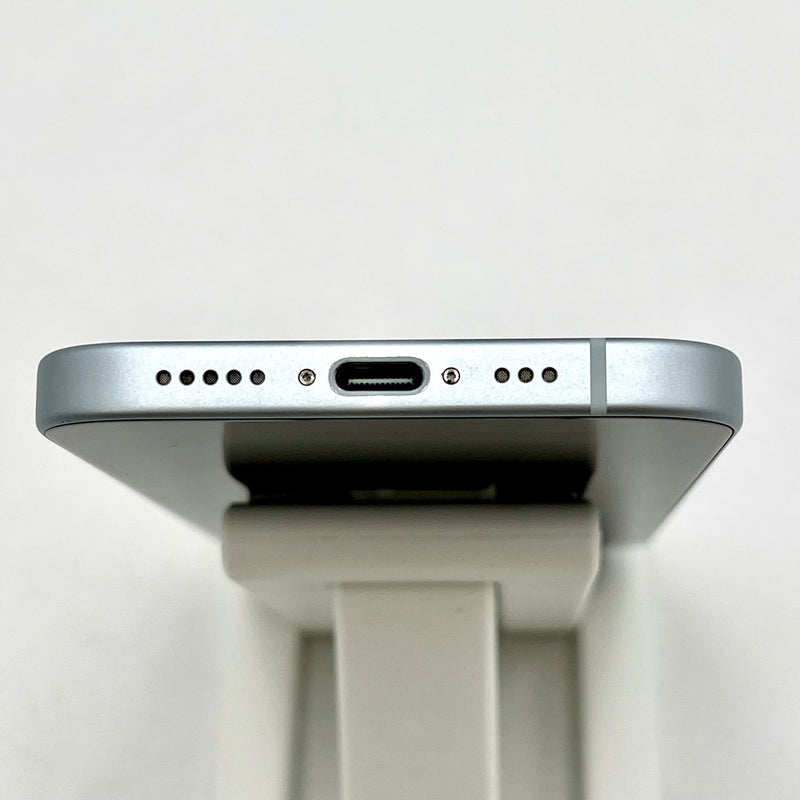 iPhone 15 128GB Xanh Dương 98% pin 91%  Quốc tế từ DCM (Không dùng sim DCM - viền,viền camera xước) - HH1039