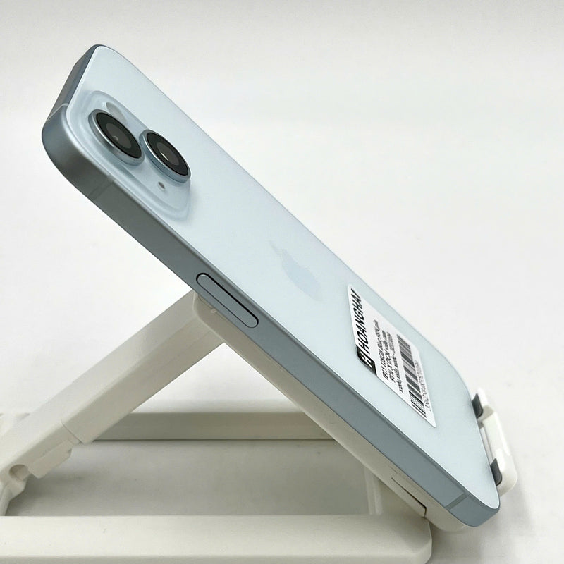 iPhone 15 128GB Xanh Dương 98% pin 91%  Quốc tế từ DCM (Không dùng sim DCM - viền,viền camera xước) - HH1039