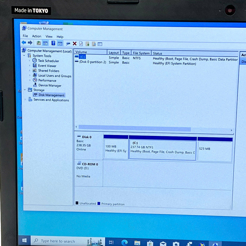 HP 250 G7 Notebook 15.6in i7-8565U/ RAM 16GB/ SSD 256GB Like New
