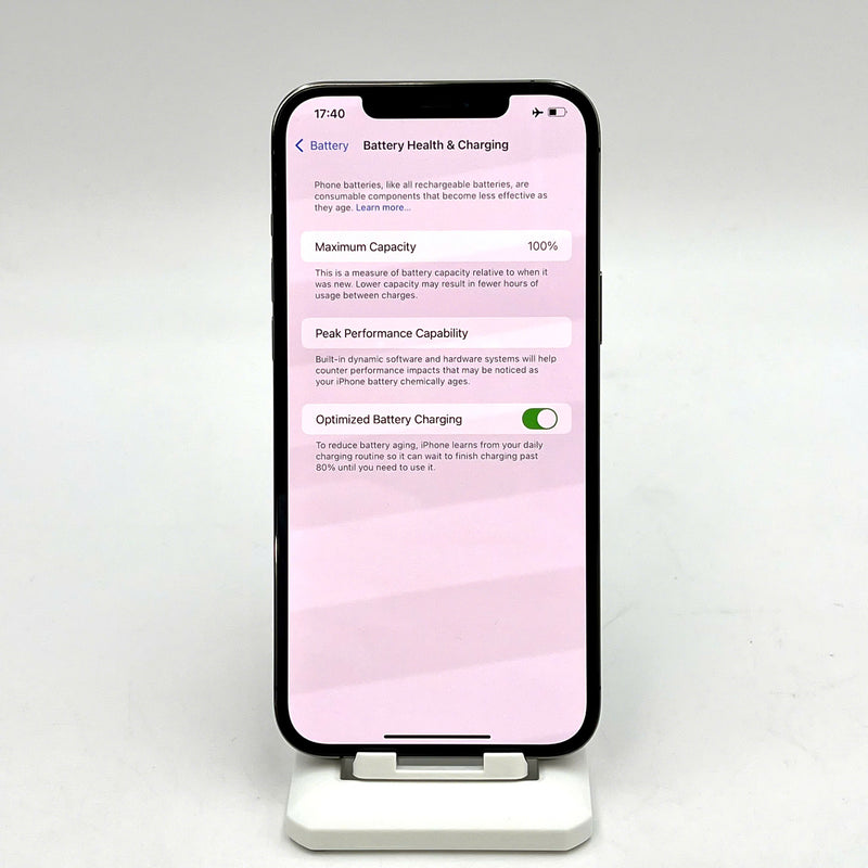 iPhone 12 Pro Max 512GB Đen 98% pin 100% Quốc tế từ AU (Không dùng sim AU - Đã thay pin - Đốm camera 2.5x) - HH7411