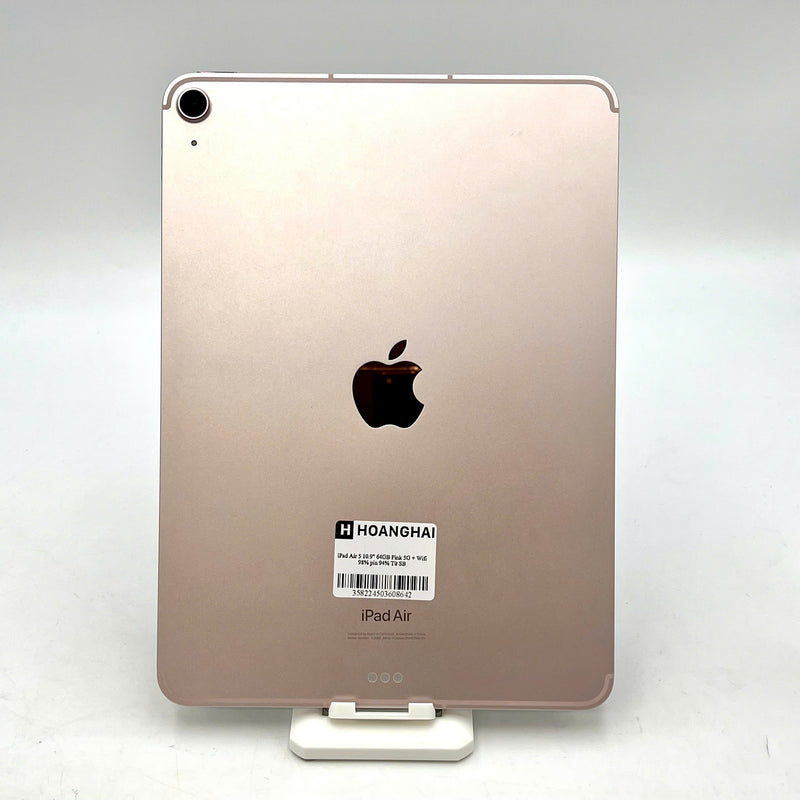 iPad Air 5 2022 10.9 in 64GB Hồng 5G + Wifi 98% pin 94% Từ SB
