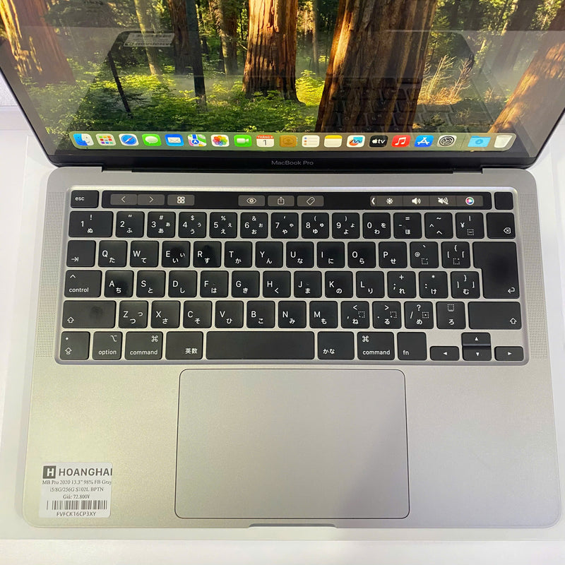 MacBook Pro 2020 13.3in Xám FB i5/ RAM 8G/256G 98% Sạc 103L BPTN