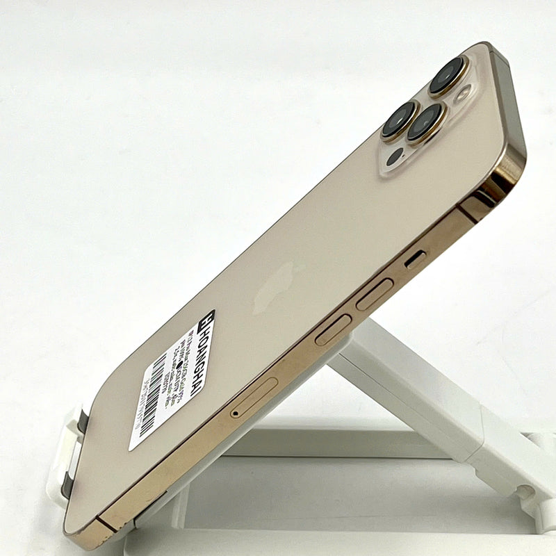 iPhone 12 Pro Max 256GB Vàng 97% pin 100% Máy đã trả hết tiền mạng dùng như Quốc tế Apple (Đã thay pin - Đốm camera 2.5x, xước màn, xước viền) - HH5770