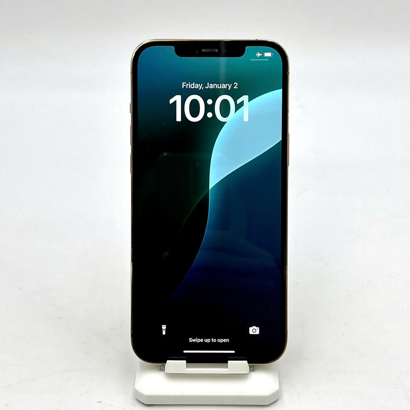 iPhone 12 Pro Max 256GB Vàng 97% pin 100% Máy đã trả hết tiền mạng dùng như Quốc tế Apple (Đã thay pin - Đốm camera 2.5x, xước màn, xước viền) - HH5770