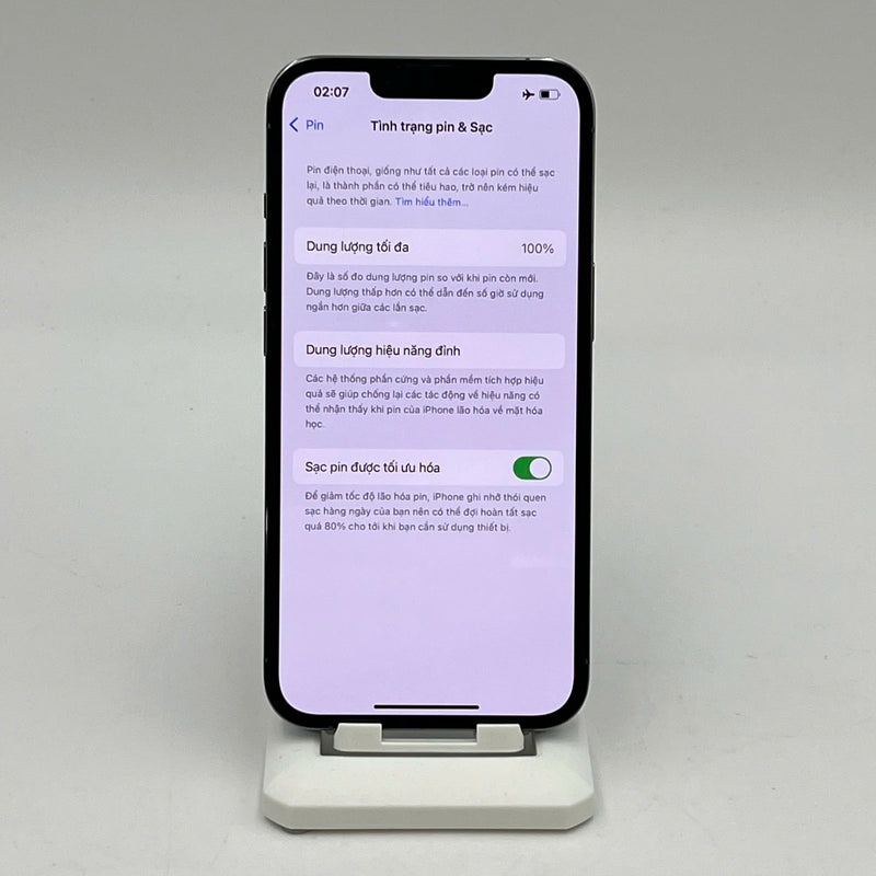 iPhone 13 Pro 128GB Xanh Dương 98% pin 100% Quốc tế Apple (Đã thay pin - Sứt viền, viền cam xước, đốm 3x) - HH1732