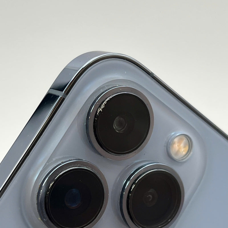 iPhone 13 Pro 128GB Xanh Dương 98% pin 100% Quốc tế Apple (Đã thay pin - Sứt viền, viền cam xước, đốm 3x) - HH1732