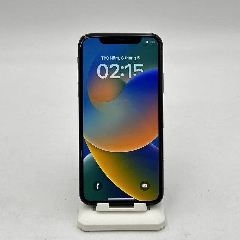 iPhone X 256GB Đen 98% pin 94% Máy đã trả hết tiền mạng dùng như Quốc tế Apple (Đã thay màn zin, ám cột sóng) - HH0196