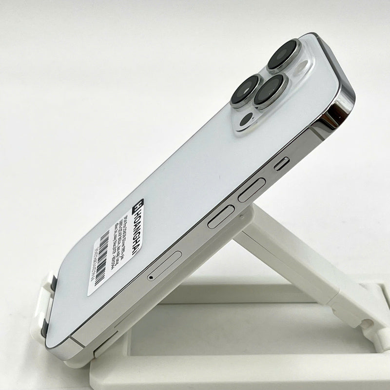 iPhone 14 Pro 256GB Bạc 98% pin 100% Quốc tế Apple từ BE/A (Đã thay pin, ám mặt lưng, đốm 3x, máy Đức) - HH5944