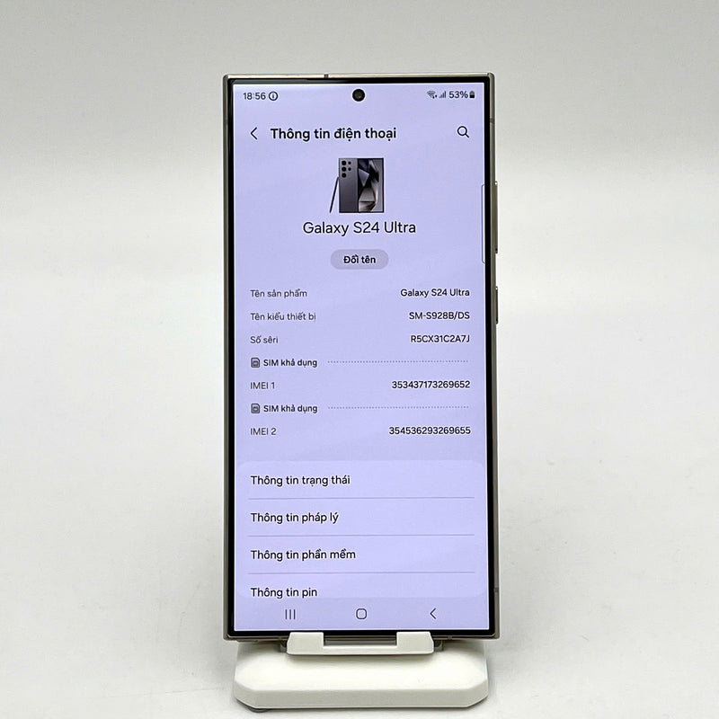 Samsung Galaxy S24 Ultra Xám 98% 12GB/256GB (Màn xước nhẹ. ám viền)