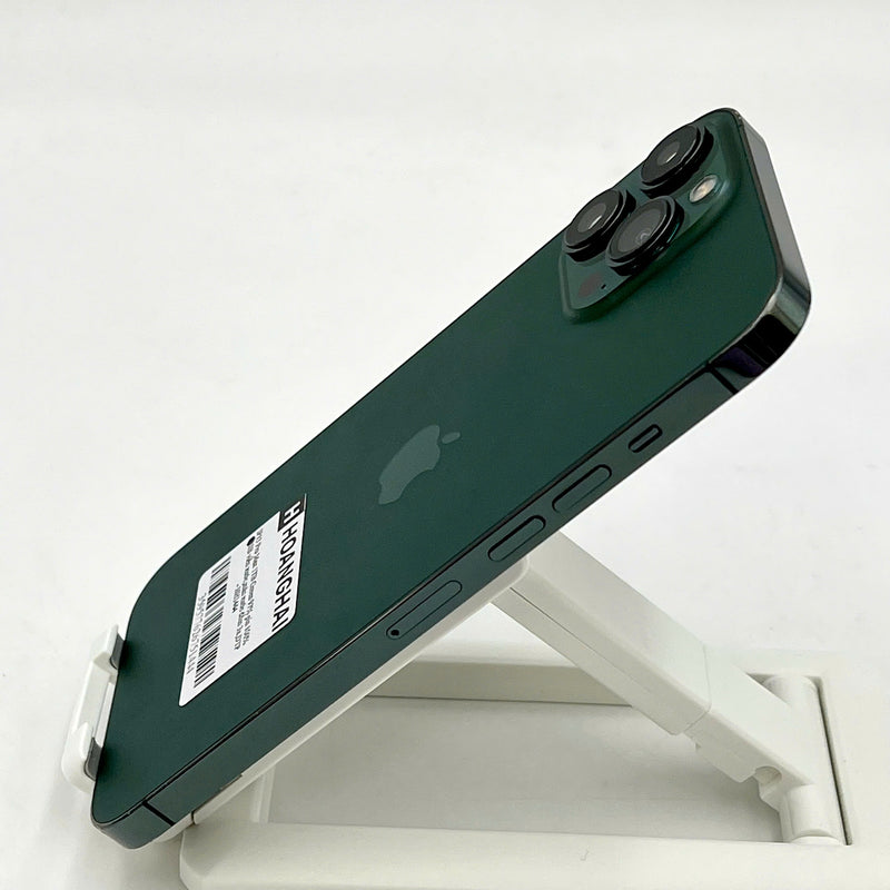 iPhone 13 Pro Max 1TB Xanh Lá 97% pin 100% Máy đã trả hết tiền mạng dùng như Quốc tế Apple (Đã thay pin - Đốm camera 3x, viền,màn xước)  - HH1444