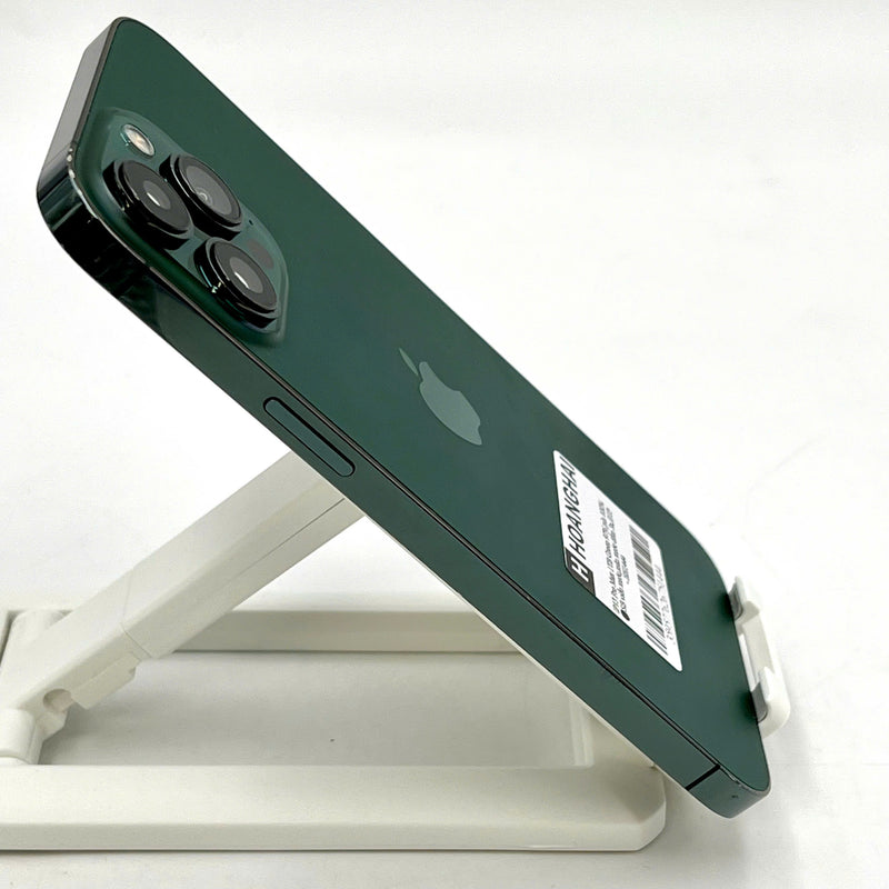 iPhone 13 Pro Max 1TB Xanh Lá 97% pin 100% Máy đã trả hết tiền mạng dùng như Quốc tế Apple (Đã thay pin - Đốm camera 3x, viền,màn xước)  - HH1444