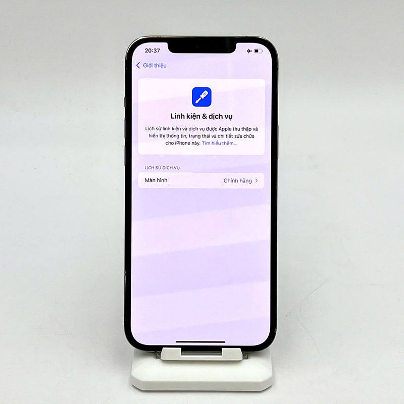 iPhone 12 Pro Max 512GB Đen 98% pin 100%  Quốc tế Apple bản Trung CH/A  (Đã thay pin, thay màn Apple - Đốm camera 2.5x, xước viền) - HH0449
