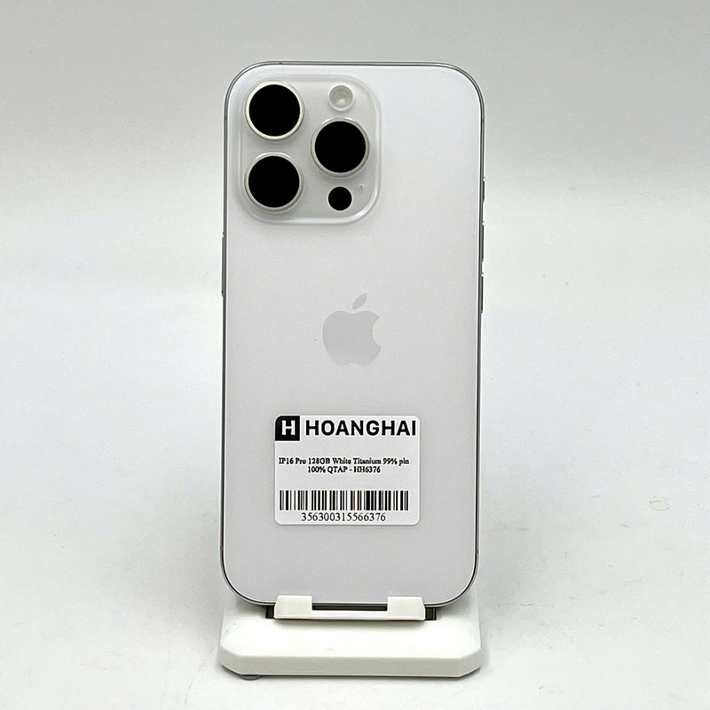iPhone 16 Pro 128GB Trắng 99% pin 100% Quốc Tế Apple  - HH6376