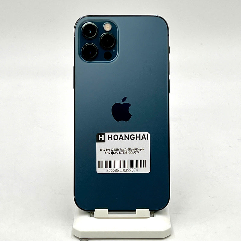 iPhone 12 Pro 128GB Xanh Dương 98% pin 87% Máy đã trả hết tiền mạng dùng như Quốc tế Apple ĐTPM - HH9074