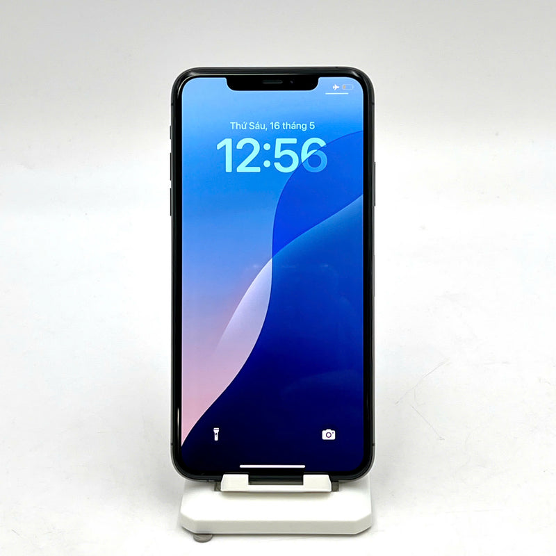 iPhone 11 Pro Max 256GB Đen 98% pin 85% Máy đã trả hết tiền mạng dùng như Quốc tế Apple (ám viền) - HH1743