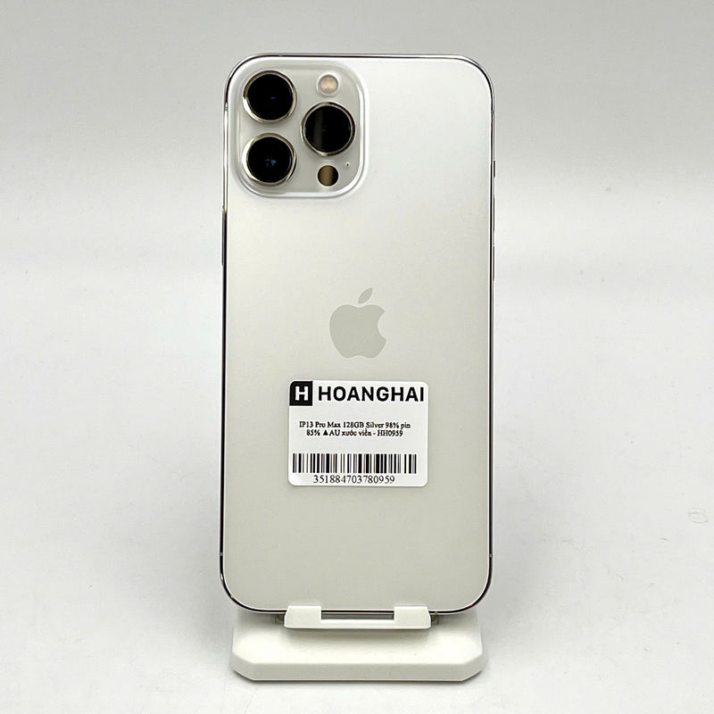 iPhone 13 Pro Max 128GB Trắng 98% pin 85% Quốc tế từ AU (Không dùng sim AU - xước viền) - HH0959