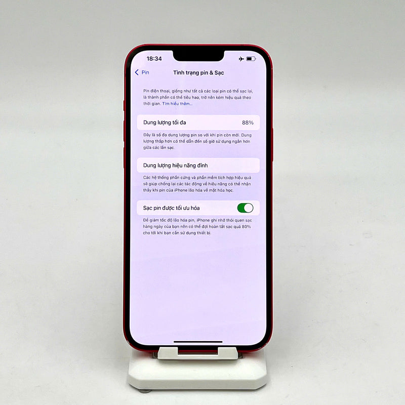 iPhone 14 Plus 128GB Đỏ 98% pin 88% Máy đã trả hết tiền mạng dùng như Quốc tế Apple (xước viền) - HH4036
