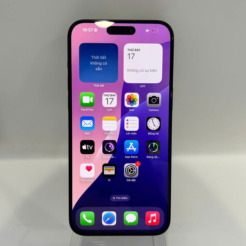 iPhone 15 Pro Max 256GB Xanh Dương 98% pin 88% Máy đã trả hết tiền mạng dùng như Quốc tế Apple (đốm 0.5x) - HH6216