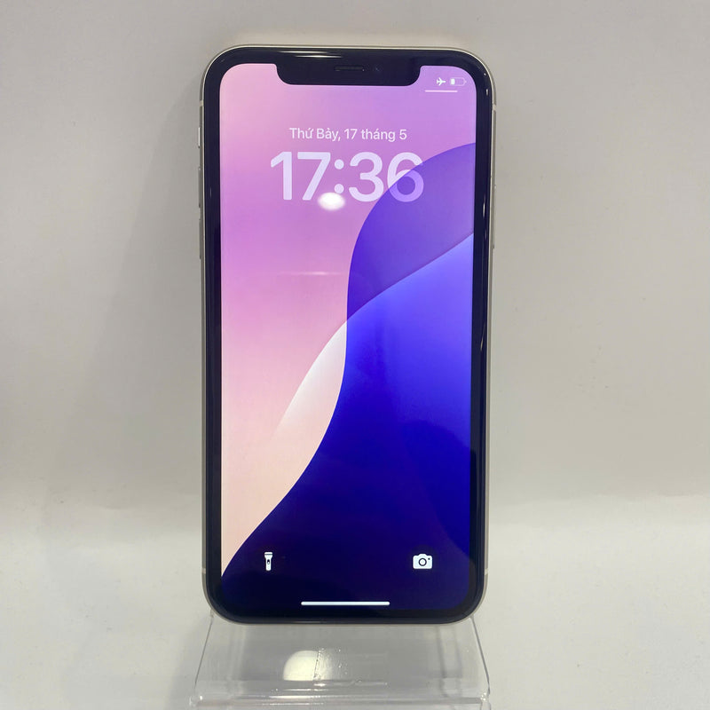 iPhone 11 256GB Trắng 98% pin 87% Quốc Tế Apple (Pin linh kiện chính hãng - Xước viền) - HH4373