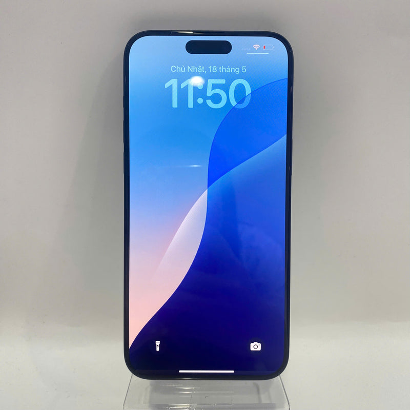 iPhone 15 Pro Max 256GB Xanh Dương 98% pin 89% Quốc tế Apple (Đốm camera 0.5x) - HH2493