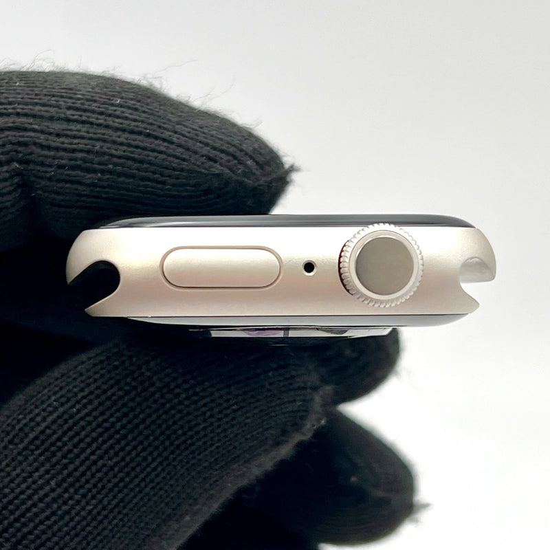 Apple Watch Series 9 41mm 98% GPS Starlight Aluminum Case with Starlight Sport Band (Xước phẩy màn hình)
