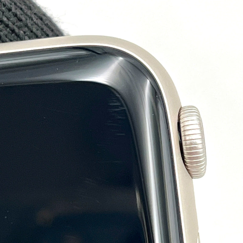 Apple Watch Series 9 41mm 98% GPS Starlight Aluminum Case with Starlight Sport Band (Xước phẩy màn hình)
