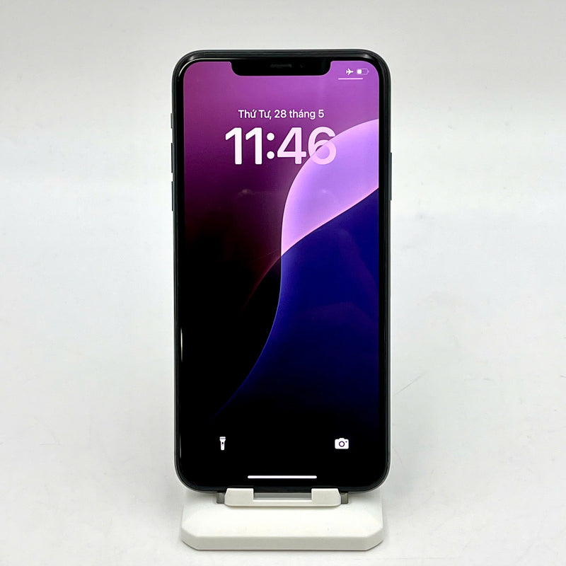 iPhone 11 Pro Max 256GB Xanh lá 97% pin 100% ĐBH Quốc Tế Apple bản Mỹ ,LL/A(Đã thay pin - Đốm camera 1x,màn xước ,sứt viền ám mặt lưng) - HH5071