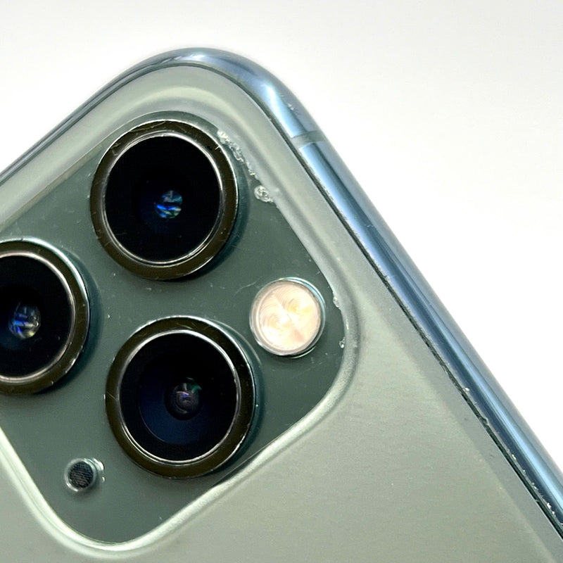 iPhone 11 Pro Max 256GB Xanh lá 97% pin 100% ĐBH Quốc Tế Apple bản Mỹ ,LL/A(Đã thay pin - Đốm camera 1x,màn xước ,sứt viền ám mặt lưng) - HH5071