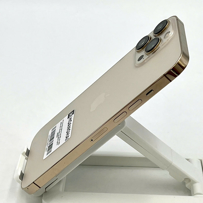 iPhone 13 Pro Max 256GB Vàng 98% pin 100% Quốc tế từ SB (Không dùng sim SB - Đã thay pin, xước viền, màn xước, đốm 3x) - HH6867