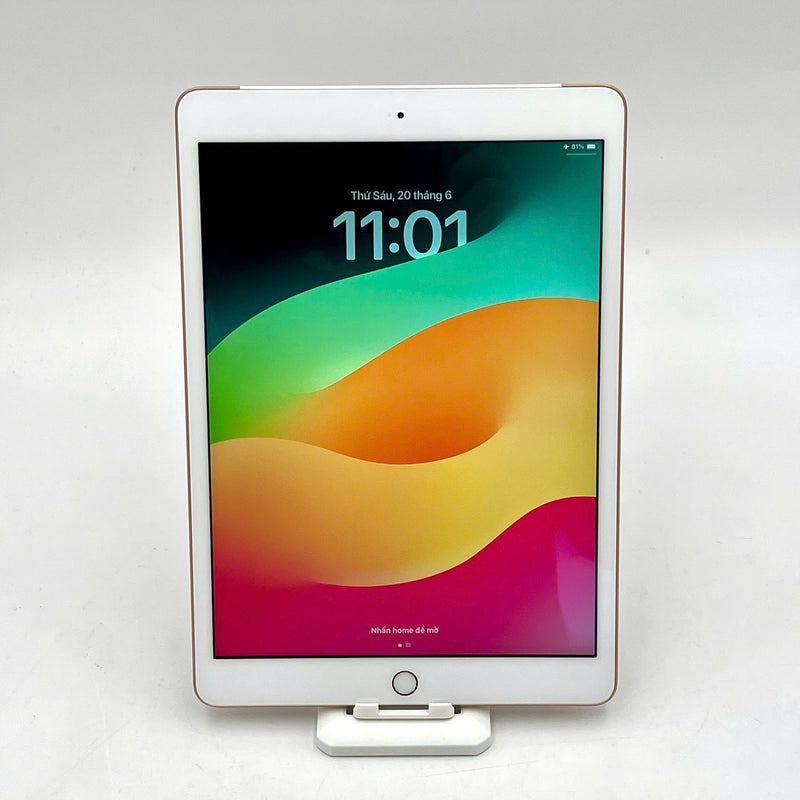Ipad Gen 7 10.2in Vàng 128GB 4G + Wifi 98% pin 89% Quốc tế từ Apple (Lưng xước)