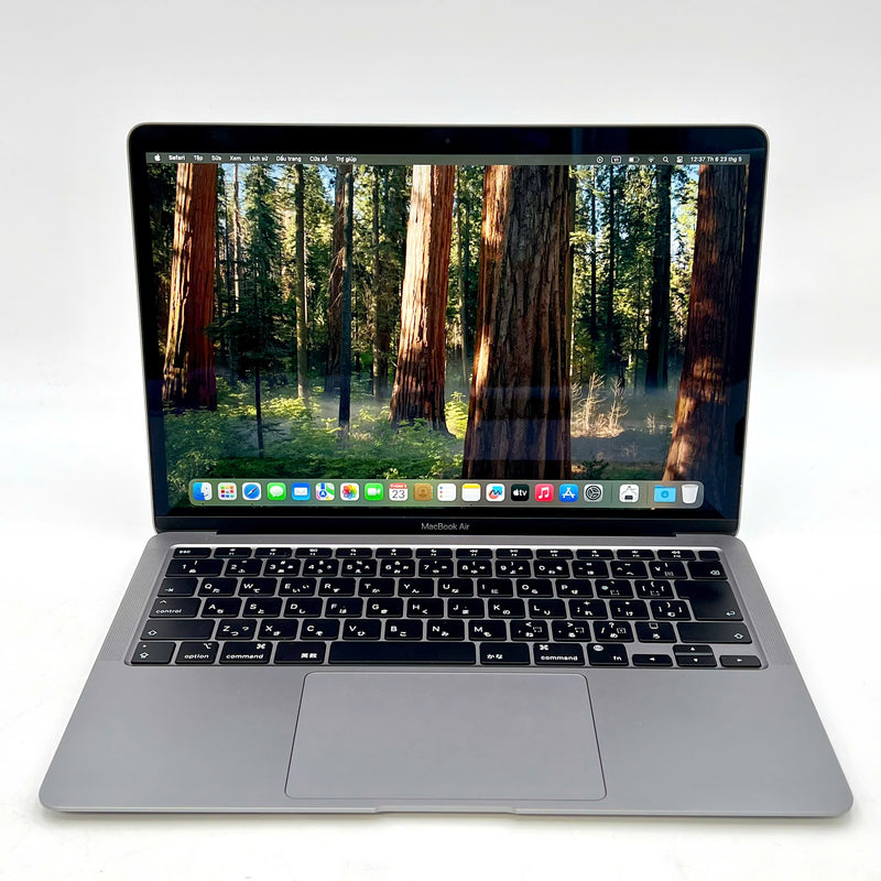 Macbook Air 2020 13.3in Xám Apple M1/RAM 8GB/SSD 256GB 98% sạc 39 lần BPTN