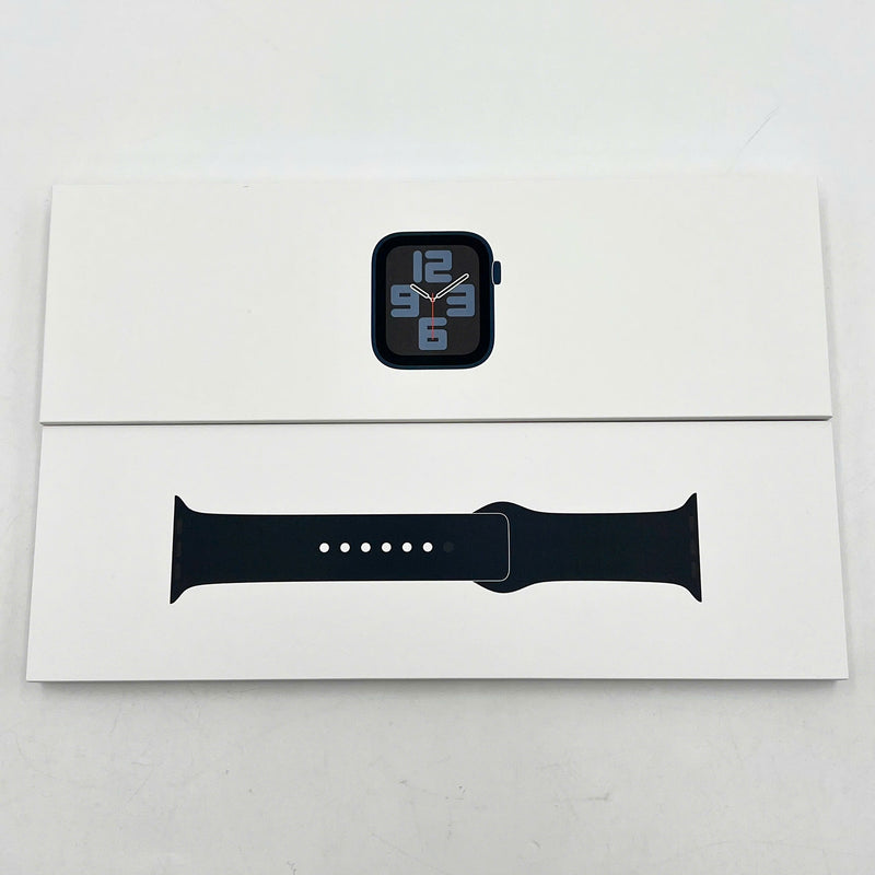 Apple Watch SE 2 44mm 4G +GPS Nguyên Hộp  Vỏ nhôm màu đen/ Dây Thể thao màu Đen từ SB