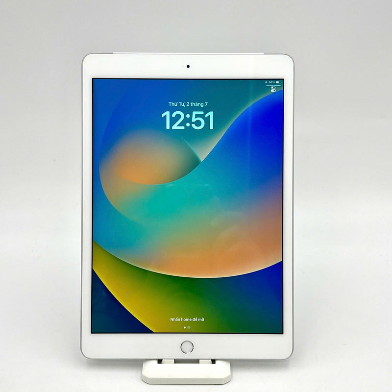 iPad Gen 7 10.2inch Bạc 32GB 4G+Wifi 98% pin 99% Quốc tế Apple (Màn đốm trắng) - HH5310